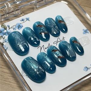 Blue Nail Art Set